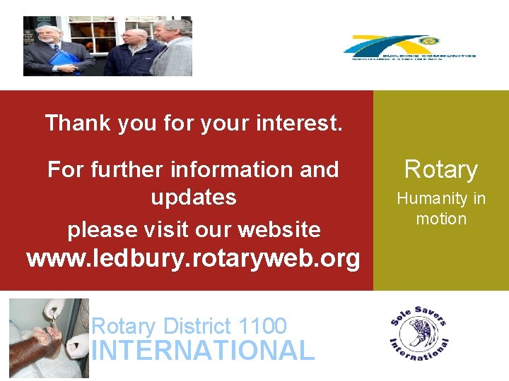 Thank you for your interest. For further information and updates please visit our website