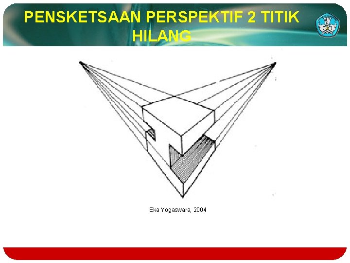 PENSKETSAAN PERSPEKTIF 2 TITIK HILANG Eka Yogaswara, 2004 