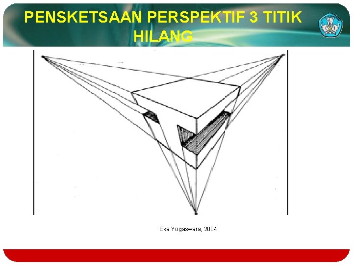 PENSKETSAAN PERSPEKTIF 3 TITIK HILANG Eka Yogaswara, 2004 