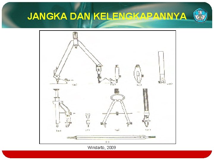 JANGKA DAN KELENGKAPANNYA Windarto, 2009 