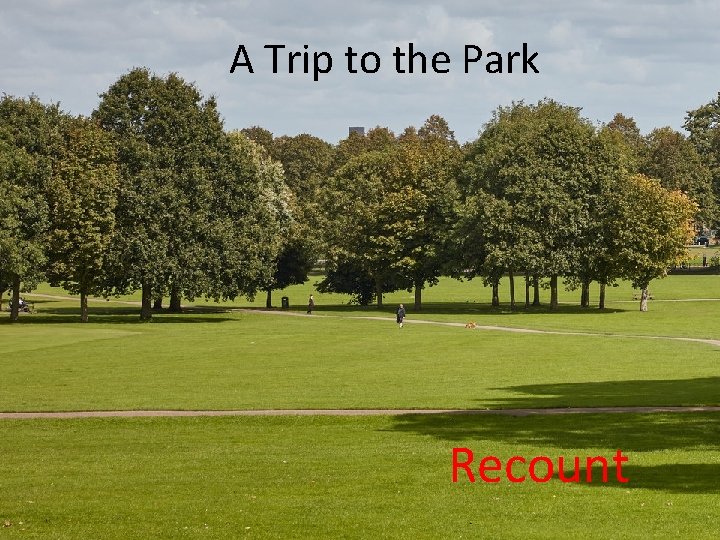 A Trip to the Park Recount 