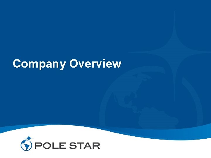 Company Overview 