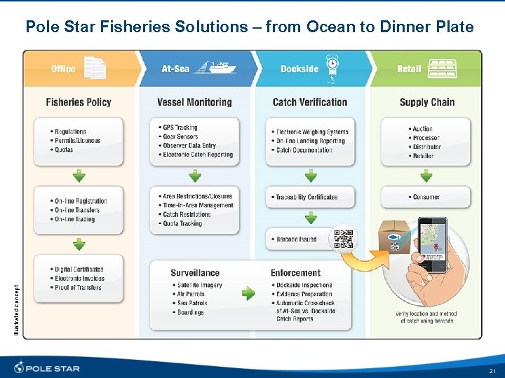 Illustrated concept Pole Star Fisheries Solutions – from Ocean to Dinner Plate 21 