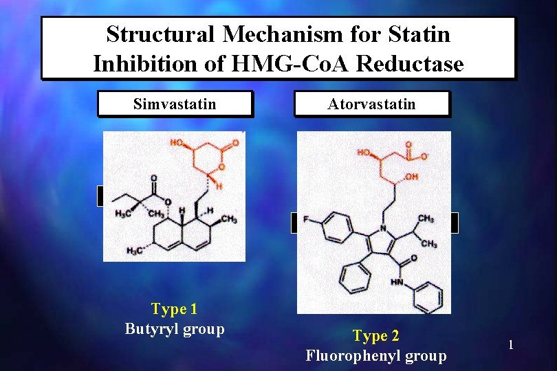 Structural Mechanism for Statin Inhibition of HMG-Co. A Reductase Simvastatin Type 1 Butyryl group