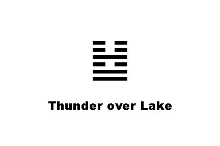 ䷵ Thunder over Lake 