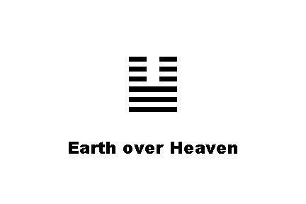 ䷊ Earth over Heaven 