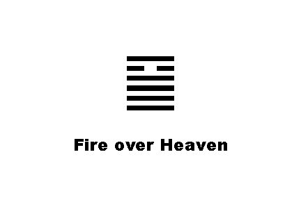 ䷍ Fire over Heaven 