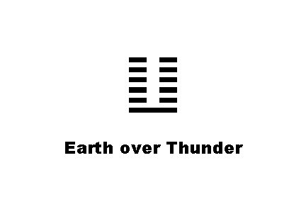 ䷗ Earth over Thunder 
