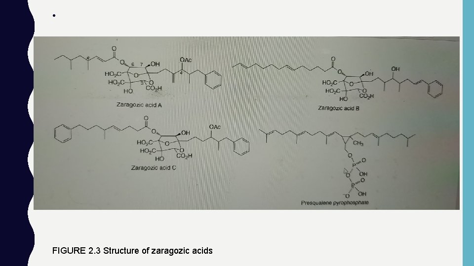  • FIGURE 2. 3 Structure of zaragozic acids 