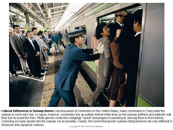 Cultural Differences in Subway Norms Like thousands of commuters in the United States, many Cultural Differences in Subway Norms Like thousands of commuters in the United States, many