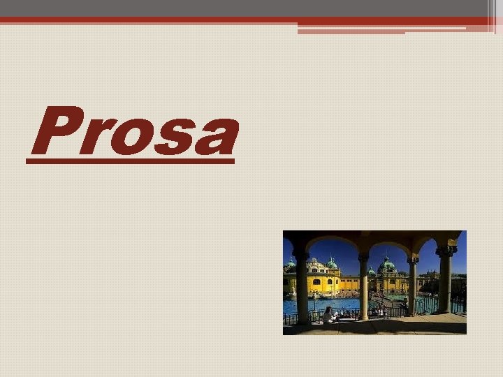 Prosa 