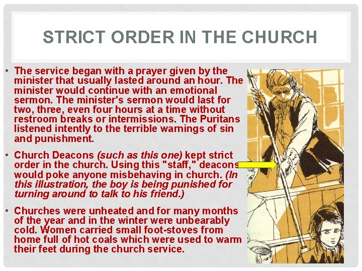 STRICT ORDER IN THE CHURCH • The service began with a prayer given by