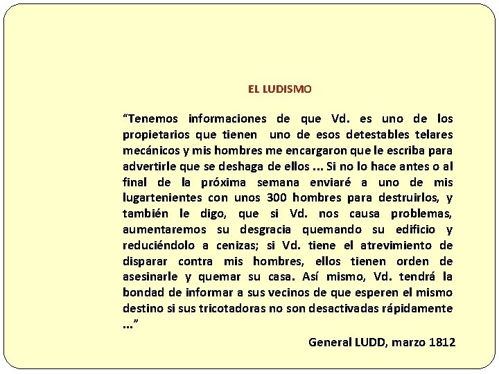 EL LUDISMO “Tenemos informaciones de que Vd. es uno de los propietarios que tienen