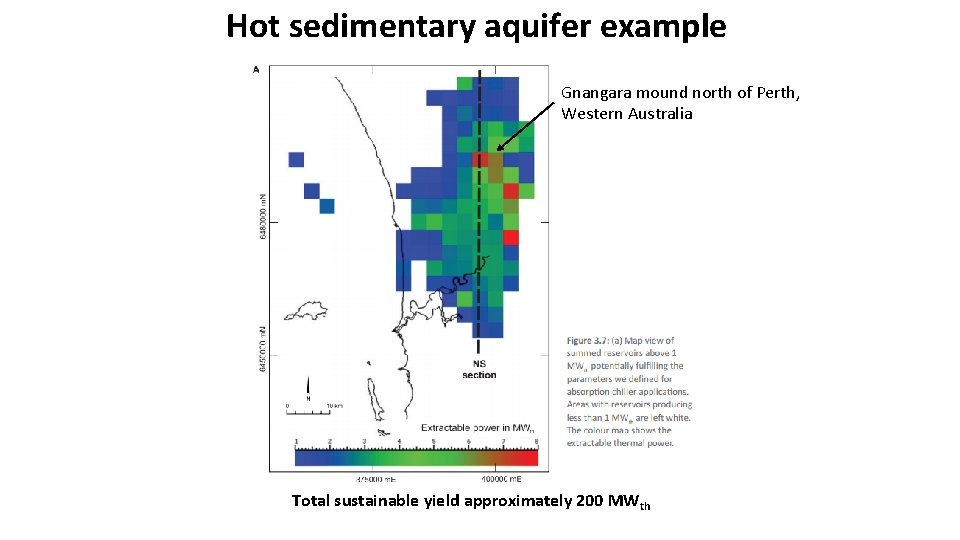 Hot sedimentary aquifer example Gnangara mound north of Perth, Western Australia Total sustainable yield Hot sedimentary aquifer example Gnangara mound north of Perth, Western Australia Total sustainable yield