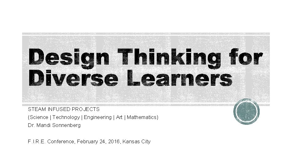 STEAM INFUSED PROJECTS Science Technology Engineering Art Mathematics