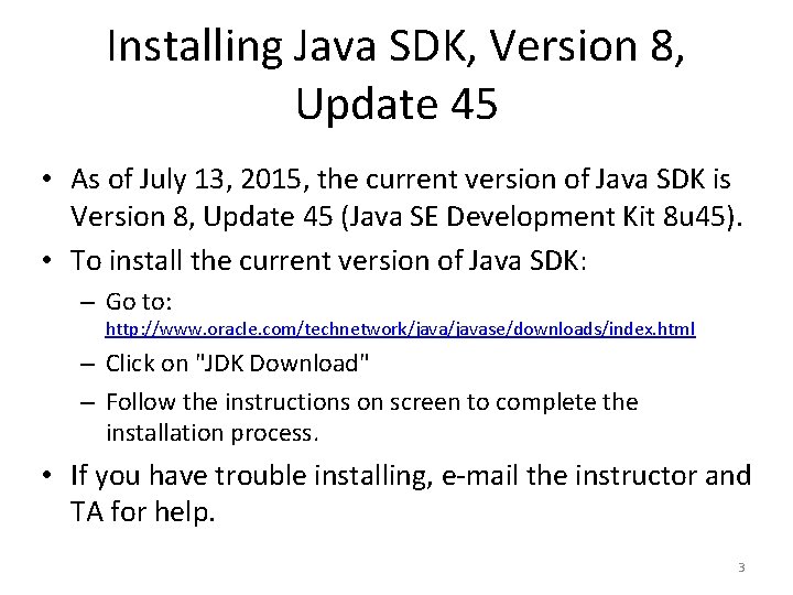 java 8 update 45