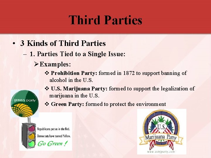 Third Parties • 3 Kinds of Third Parties – 1. Parties Tied to a