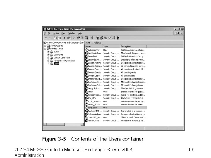 70 -284 MCSE Guide to Microsoft Exchange Server 2003 Administration 19 
