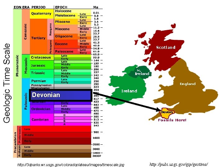 Geologic Time Scale Devonian http: //3 dparks. wr. usgs. gov/coloradoplateau/images/timescale. jpg http: //pubs. usgs.