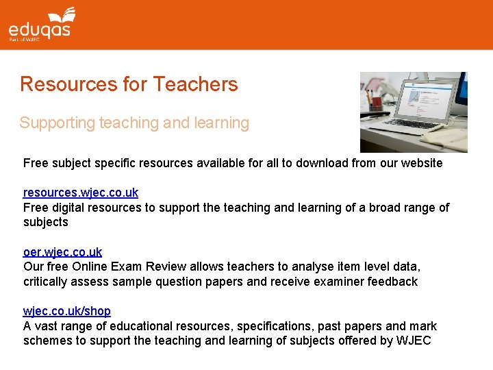 Resources for Teachers Supporting teaching and learning Free subject specific resources available for all