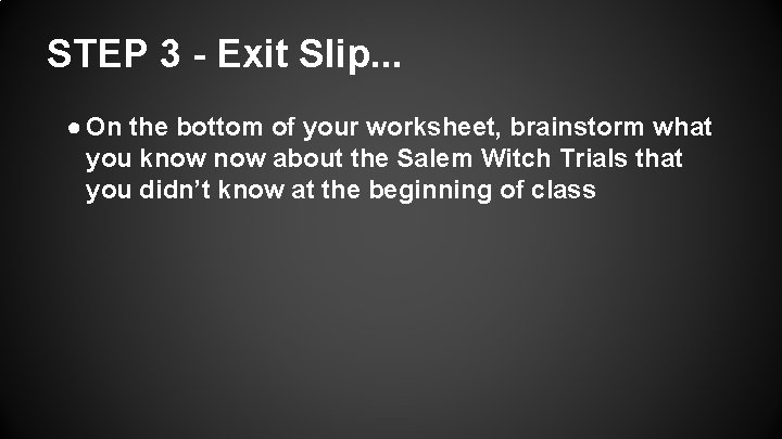 Youre Accused Life In 1692 Setting The Scene