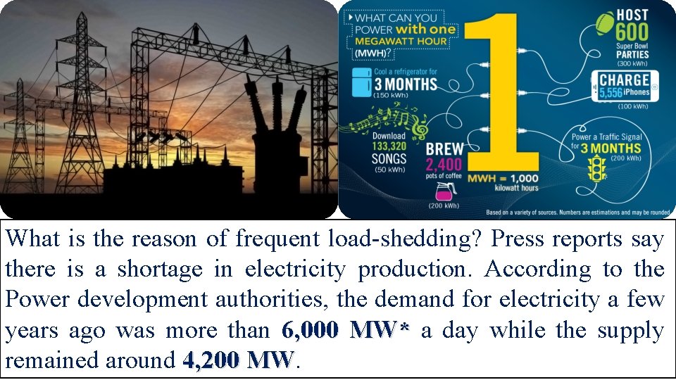 What is the reason of frequent load-shedding? Press reports say there is a shortage