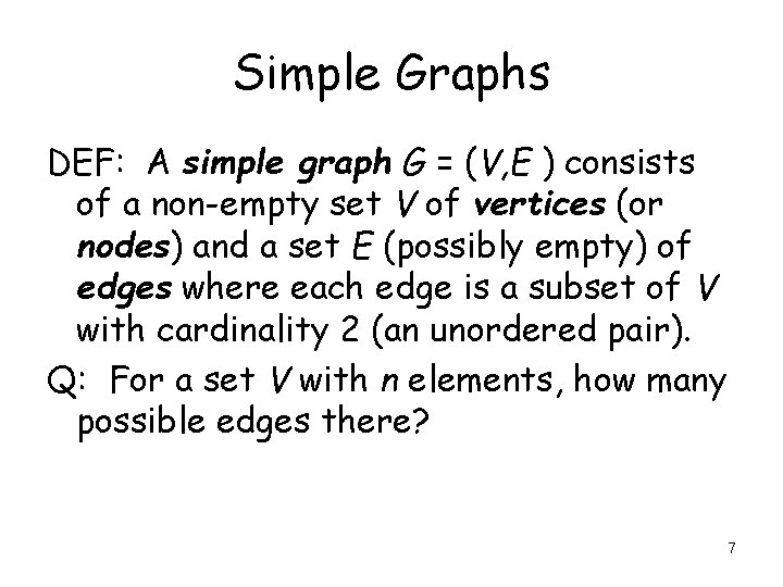 Simple Graph In Cs Graph Theory in CS Route Search in Online