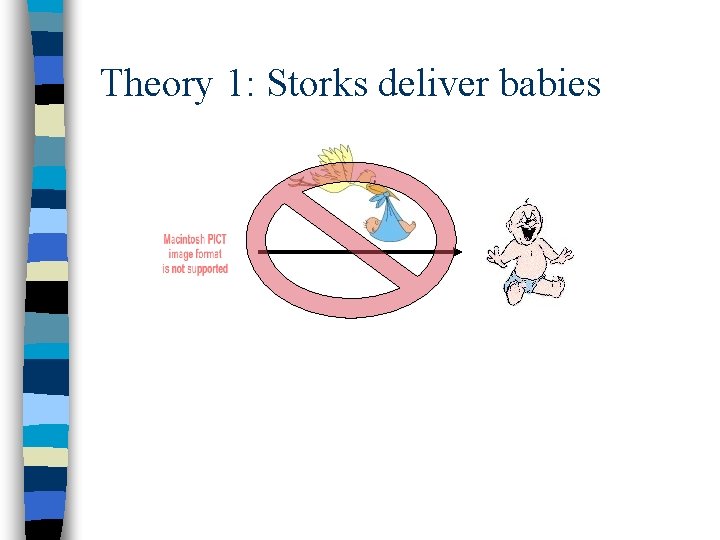 Theory 1: Storks deliver babies 