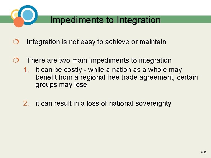 Chapter 8 Regional Economic Integration 8 1 Introduction