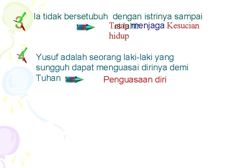Ia tidak bersetubuh dengan istrinya sampai Tetap menjaga Kesucian Yesus lahir hidup Yusuf adalah