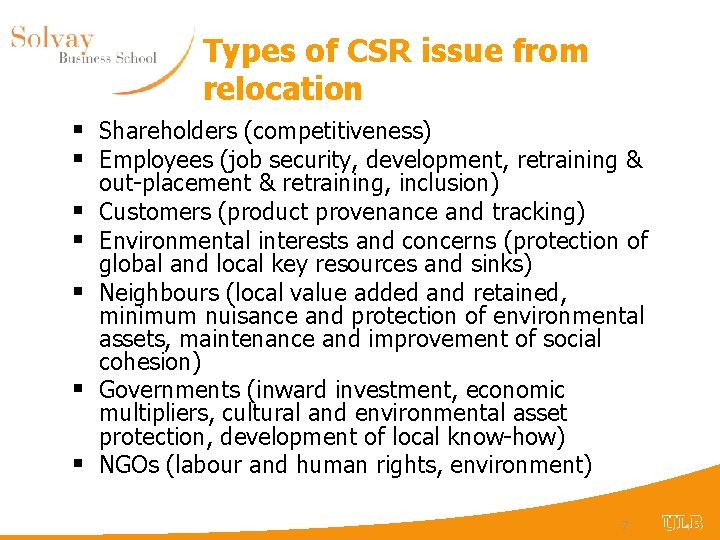 Corporate Social Responsibility and Relocation Challenges and Opportunities