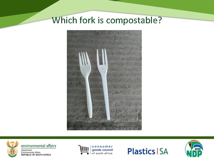 Which fork is compostable? 