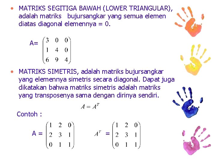 Aljabar Linear Pertemuan 9 Matrik Erna Sri Hartatik