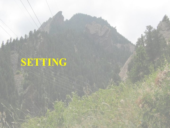 SETTING SETTING
