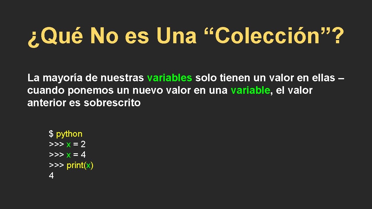 Listas en Python Captulo 8 Python para Todos
