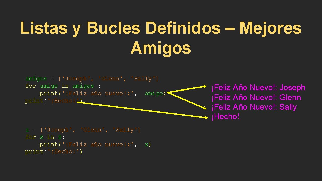 Listas en Python Captulo 8 Python para Todos