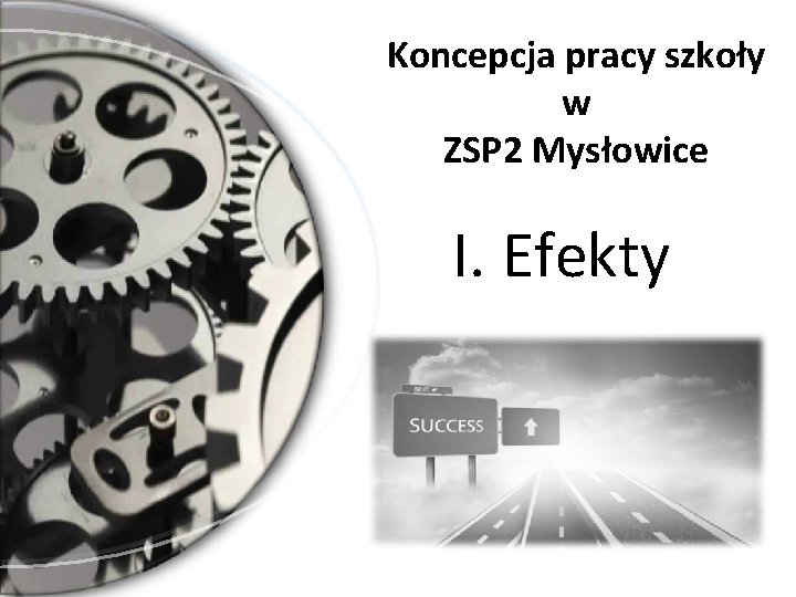 Koncepcja pracy szkoły w ZSP 2 Mysłowice I. Efekty 