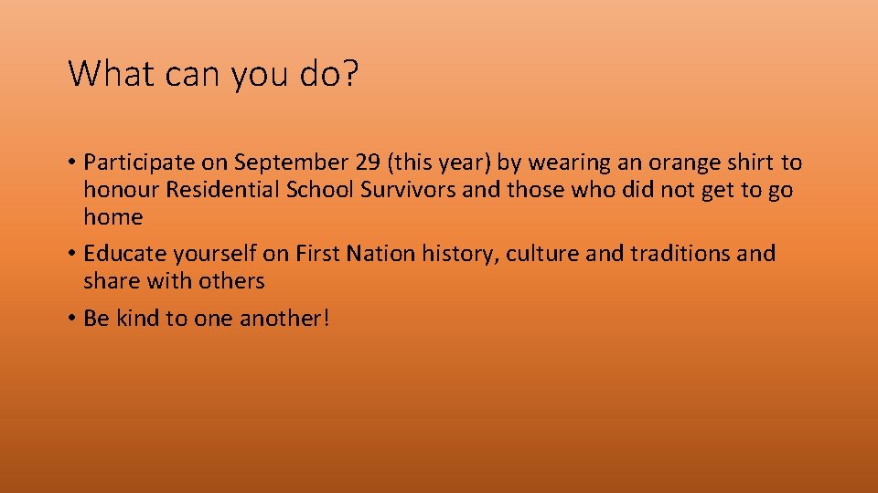 What can you do? • Participate on September 29 (this year) by wearing an