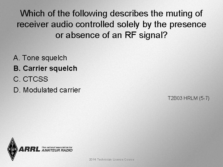 Which of the following describes the muting of receiver audio controlled solely by the