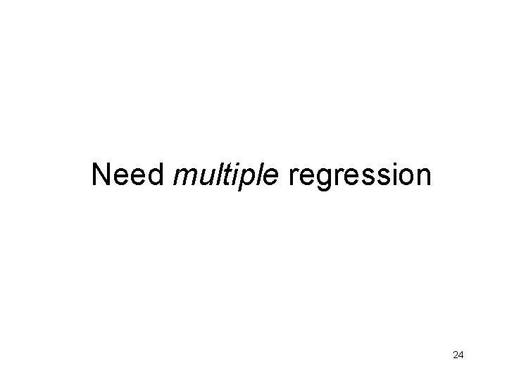 Need multiple regression 24 