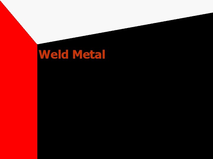 Weld Metal That portion of a weld which has been melted during welding. 