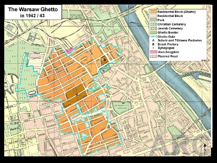 Map of the Warsaw Ghetto 