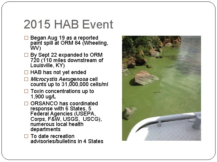 2015 HAB Event � Began Aug 19 as a reported � � � paint