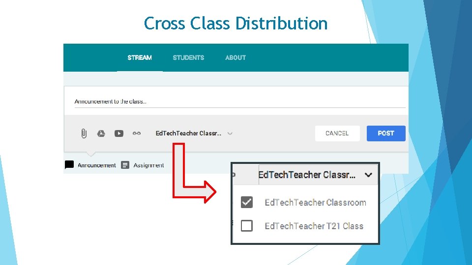 Cross Class Distribution 