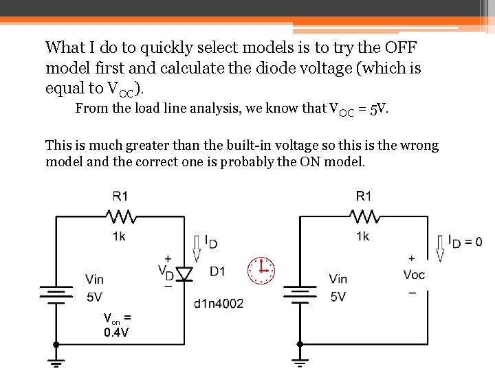 What I do to quickly select models is to try the OFF model first What I do to quickly select models is to try the OFF model first