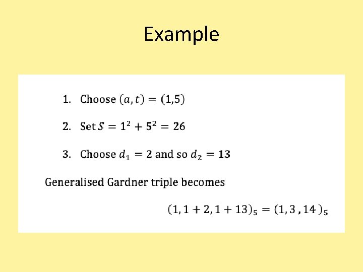 Example 