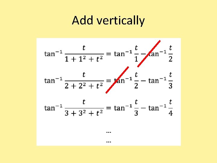 Add vertically 