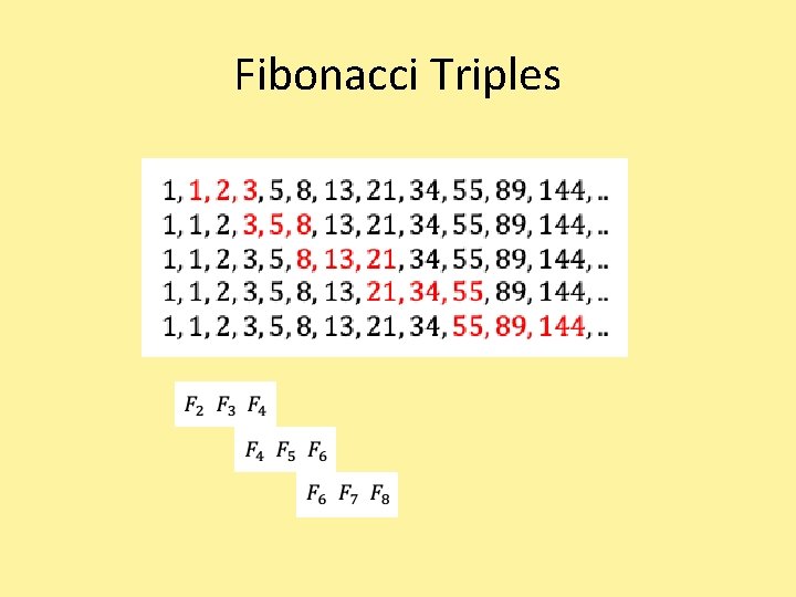 Fibonacci Triples 