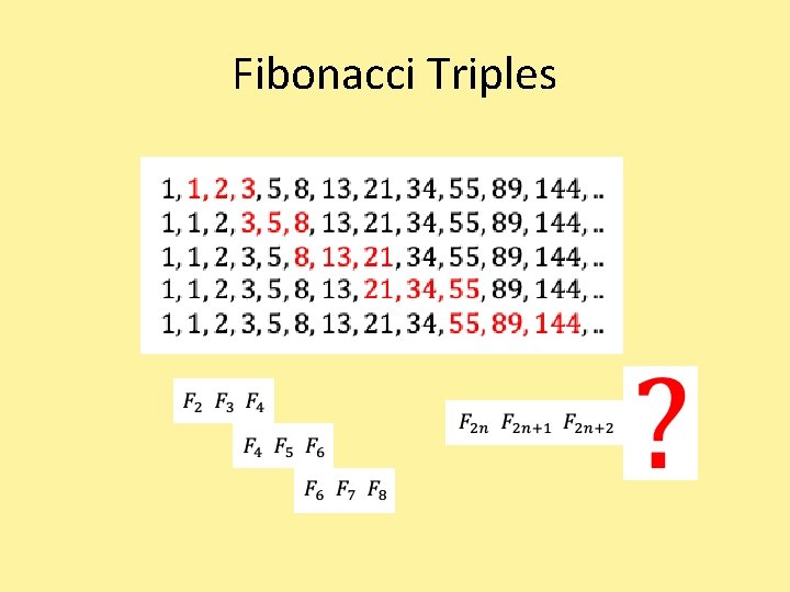 Fibonacci Triples 