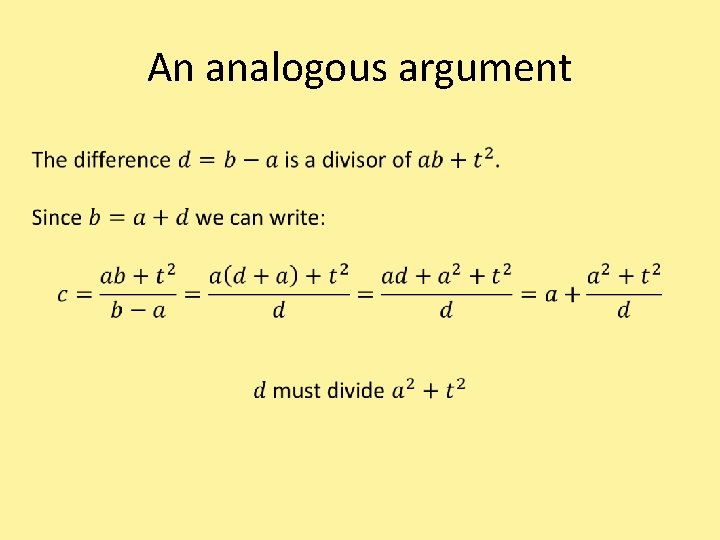 An analogous argument 